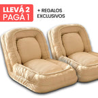 [LLEVÁ 2, PAGÁ 1] Sillón Cama Reclinable de Algodón 5 en 1 + REGALOS: Almohadas Cushion