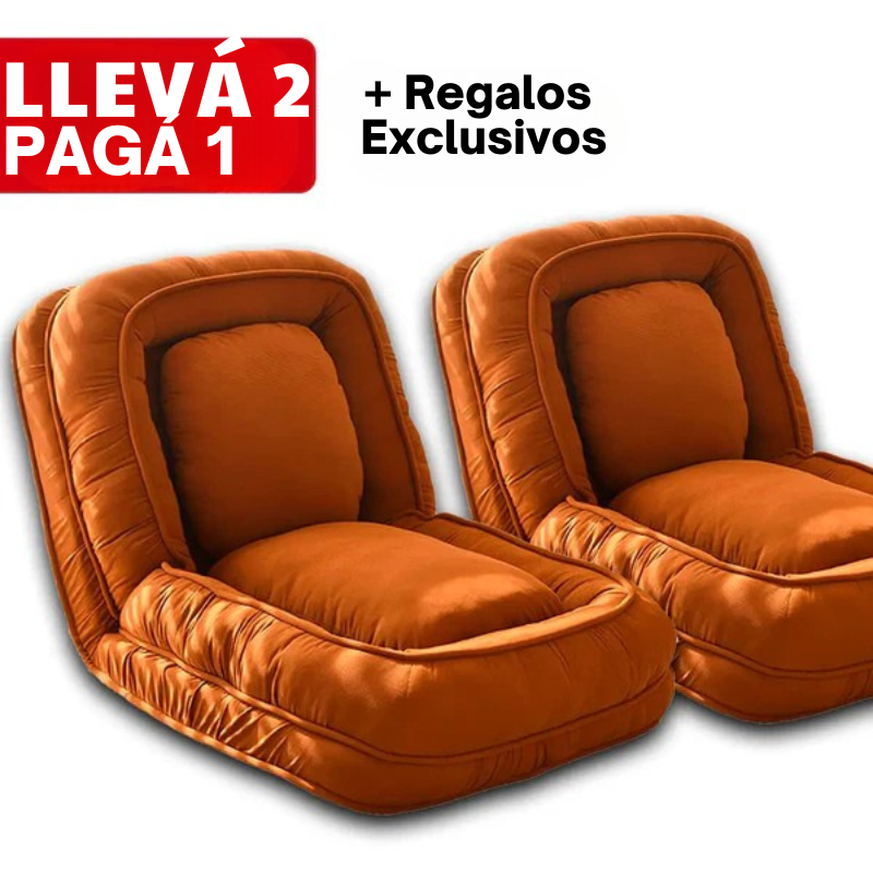 [LLEVÁ 2, PAGÁ 1] Sofá cama reclinable de algodón 5 en 1 + REGALOS: Almohadones Cushion
