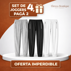 [Promo 3x2] Pantalón Jogger SoftFit™ en Algodón Premium y Ajuste Cómodo