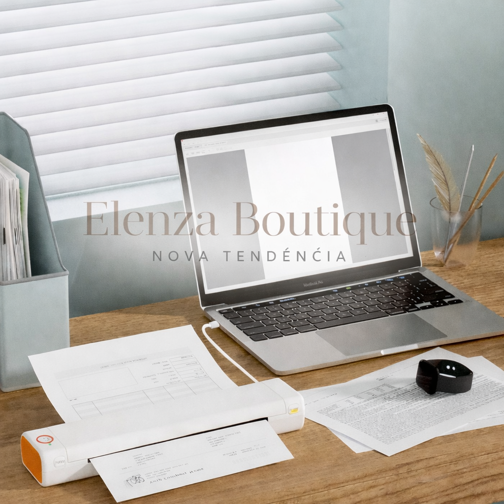 Mini impresora portátil PrintGo™ con Bluetooth y alta definición, sin cartucho