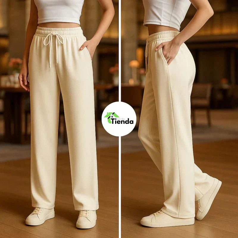 [¡Pagá 2 y Llevá 3!] Pantalón Femenino Vick de Algodón Peruano y Seda Fría